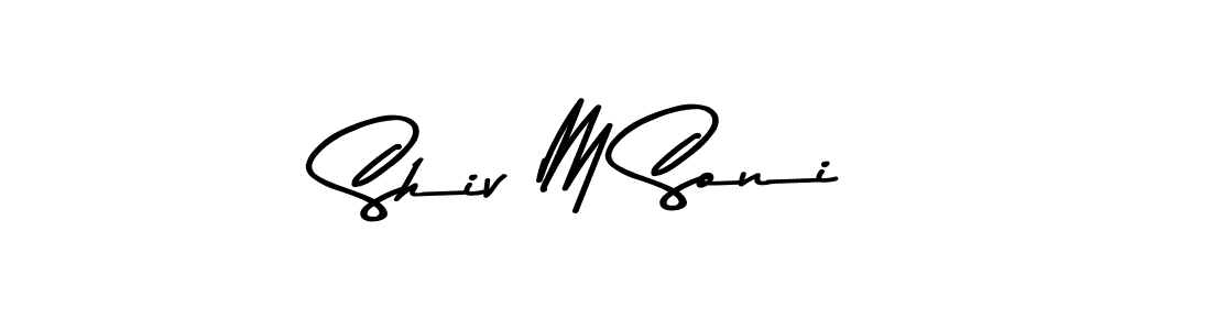 Also we have Shiv M Soni name is the best signature style. Create professional handwritten signature collection using Asem Kandis PERSONAL USE autograph style. Shiv M Soni signature style 9 images and pictures png