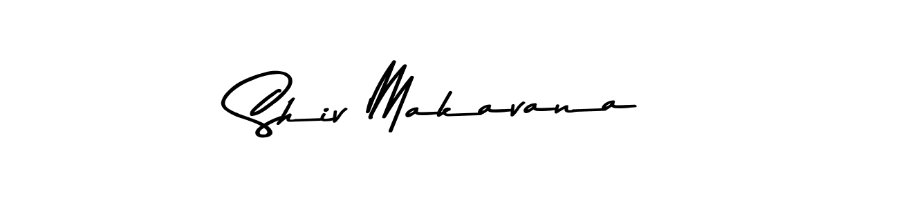 Also we have Shiv Makavana name is the best signature style. Create professional handwritten signature collection using Asem Kandis PERSONAL USE autograph style. Shiv Makavana signature style 9 images and pictures png