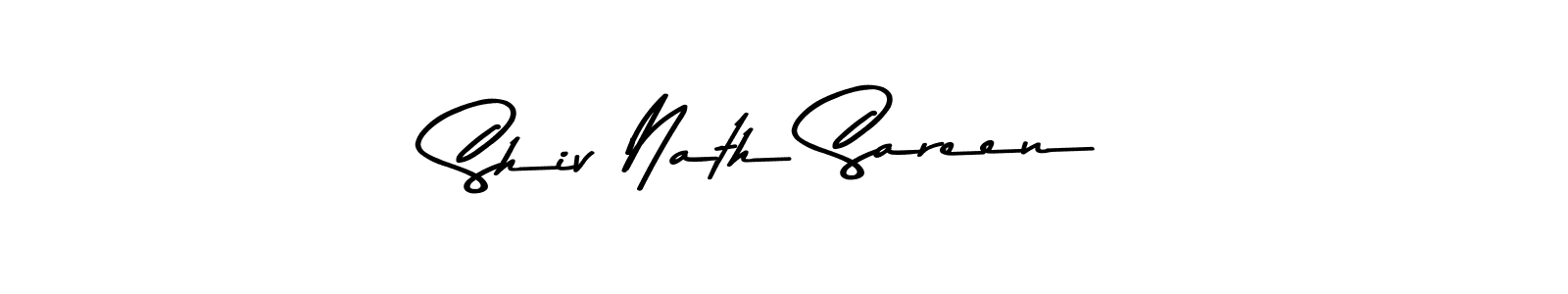 Make a beautiful signature design for name Shiv Nath Sareen. With this signature (Asem Kandis PERSONAL USE) style, you can create a handwritten signature for free. Shiv Nath Sareen signature style 9 images and pictures png