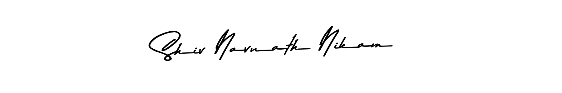 Also You can easily find your signature by using the search form. We will create Shiv Navnath Nikam name handwritten signature images for you free of cost using Asem Kandis PERSONAL USE sign style. Shiv Navnath Nikam signature style 9 images and pictures png