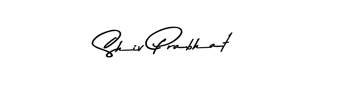 Make a beautiful signature design for name Shiv Prabhat. With this signature (Asem Kandis PERSONAL USE) style, you can create a handwritten signature for free. Shiv Prabhat signature style 9 images and pictures png
