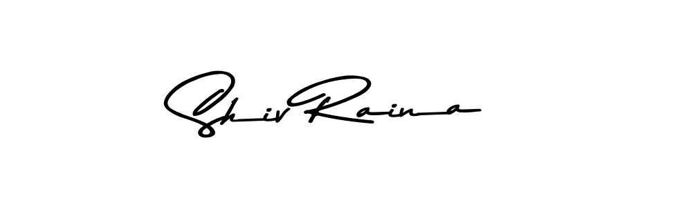 This is the best signature style for the Shiv Raina name. Also you like these signature font (Asem Kandis PERSONAL USE). Mix name signature. Shiv Raina signature style 9 images and pictures png