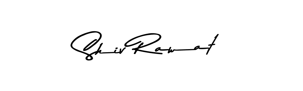 Use a signature maker to create a handwritten signature online. With this signature software, you can design (Asem Kandis PERSONAL USE) your own signature for name Shiv Rawat. Shiv Rawat signature style 9 images and pictures png