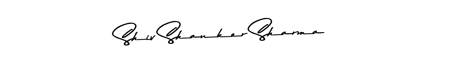 Use a signature maker to create a handwritten signature online. With this signature software, you can design (Asem Kandis PERSONAL USE) your own signature for name Shiv Shanker Sharma. Shiv Shanker Sharma signature style 9 images and pictures png