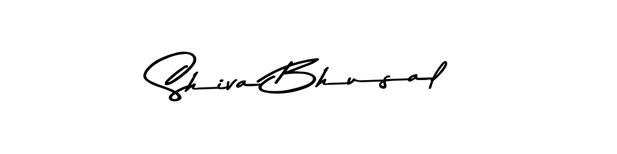 How to make Shiva Bhusal name signature. Use Asem Kandis PERSONAL USE style for creating short signs online. This is the latest handwritten sign. Shiva Bhusal signature style 9 images and pictures png