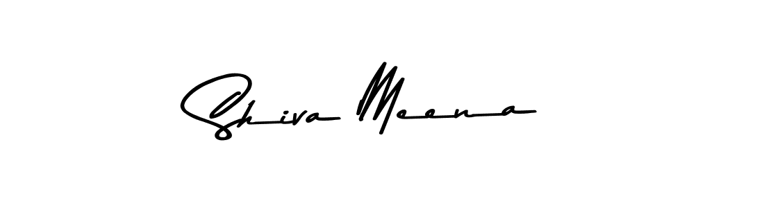 Make a beautiful signature design for name Shiva Meena. With this signature (Asem Kandis PERSONAL USE) style, you can create a handwritten signature for free. Shiva Meena signature style 9 images and pictures png