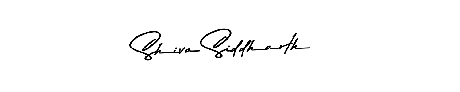 How to make Shiva Siddharth name signature. Use Asem Kandis PERSONAL USE style for creating short signs online. This is the latest handwritten sign. Shiva Siddharth signature style 9 images and pictures png