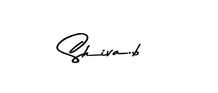 Make a beautiful signature design for name Shiva.b. Use this online signature maker to create a handwritten signature for free. Shiva.b signature style 9 images and pictures png