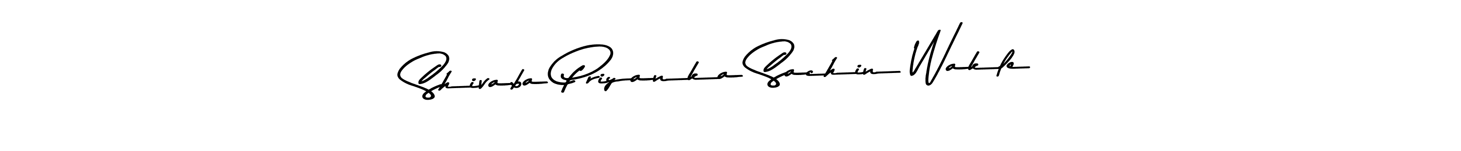 Shivaba Priyanka Sachin Wakle stylish signature style. Best Handwritten Sign (Asem Kandis PERSONAL USE) for my name. Handwritten Signature Collection Ideas for my name Shivaba Priyanka Sachin Wakle. Shivaba Priyanka Sachin Wakle signature style 9 images and pictures png