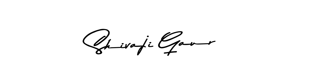 Design your own signature with our free online signature maker. With this signature software, you can create a handwritten (Asem Kandis PERSONAL USE) signature for name Shivaji Gaur. Shivaji Gaur signature style 9 images and pictures png