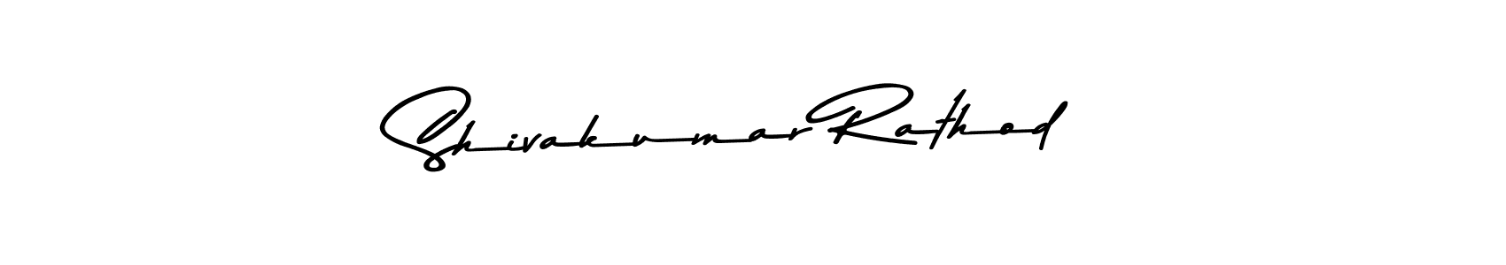 How to make Shivakumar Rathod name signature. Use Asem Kandis PERSONAL USE style for creating short signs online. This is the latest handwritten sign. Shivakumar Rathod signature style 9 images and pictures png