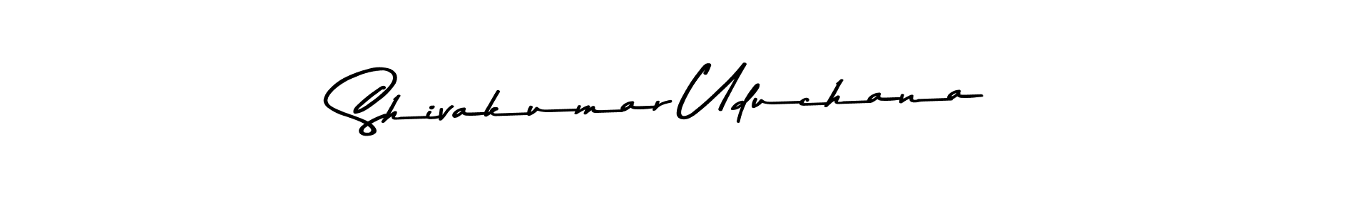 Make a beautiful signature design for name Shivakumar Uduchana. Use this online signature maker to create a handwritten signature for free. Shivakumar Uduchana signature style 9 images and pictures png