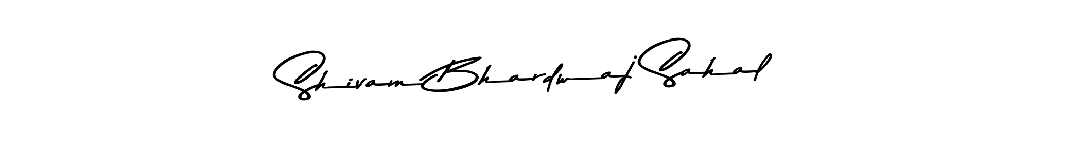 Use a signature maker to create a handwritten signature online. With this signature software, you can design (Asem Kandis PERSONAL USE) your own signature for name Shivam Bhardwaj Sahal. Shivam Bhardwaj Sahal signature style 9 images and pictures png