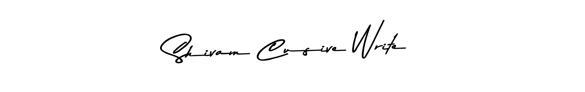 Similarly Asem Kandis PERSONAL USE is the best handwritten signature design. Signature creator online .You can use it as an online autograph creator for name Shivam Cusive Write. Shivam Cusive Write signature style 9 images and pictures png
