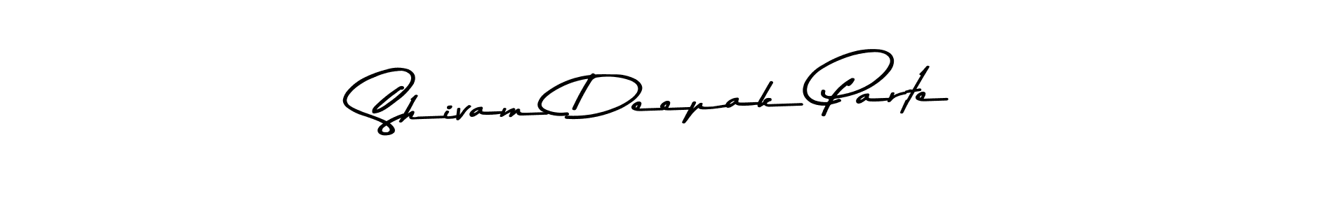 Asem Kandis PERSONAL USE is a professional signature style that is perfect for those who want to add a touch of class to their signature. It is also a great choice for those who want to make their signature more unique. Get Shivam Deepak Parte name to fancy signature for free. Shivam Deepak Parte signature style 9 images and pictures png