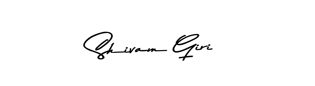 Design your own signature with our free online signature maker. With this signature software, you can create a handwritten (Asem Kandis PERSONAL USE) signature for name Shivam Giri. Shivam Giri signature style 9 images and pictures png