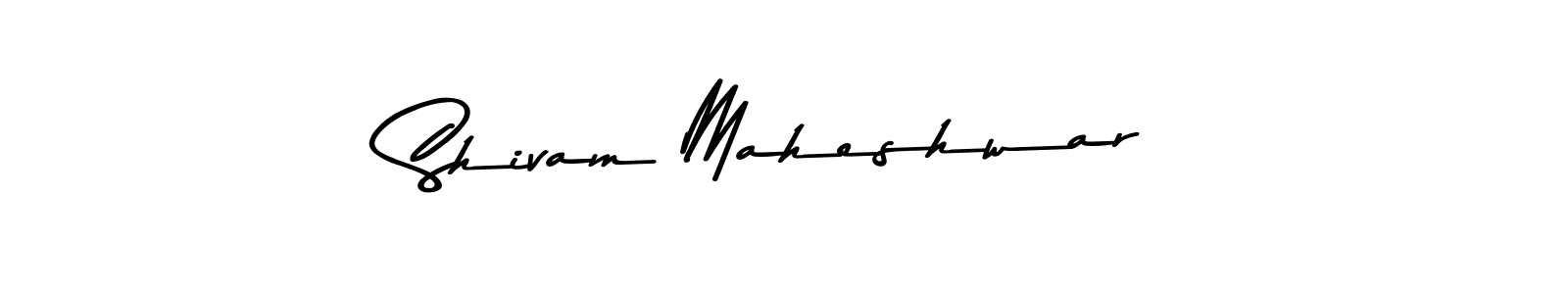 Shivam Maheshwar stylish signature style. Best Handwritten Sign (Asem Kandis PERSONAL USE) for my name. Handwritten Signature Collection Ideas for my name Shivam Maheshwar. Shivam Maheshwar signature style 9 images and pictures png