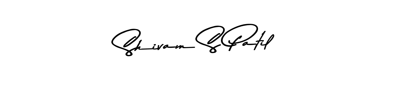 Asem Kandis PERSONAL USE is a professional signature style that is perfect for those who want to add a touch of class to their signature. It is also a great choice for those who want to make their signature more unique. Get Shivam S Patil name to fancy signature for free. Shivam S Patil signature style 9 images and pictures png