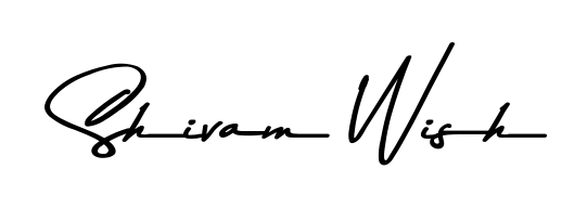 This is the best signature style for the Shivam Wish name. Also you like these signature font (Asem Kandis PERSONAL USE). Mix name signature. Shivam Wish signature style 9 images and pictures png