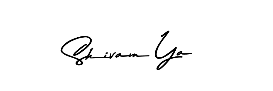 Asem Kandis PERSONAL USE is a professional signature style that is perfect for those who want to add a touch of class to their signature. It is also a great choice for those who want to make their signature more unique. Get Shivam Ya name to fancy signature for free. Shivam Ya signature style 9 images and pictures png