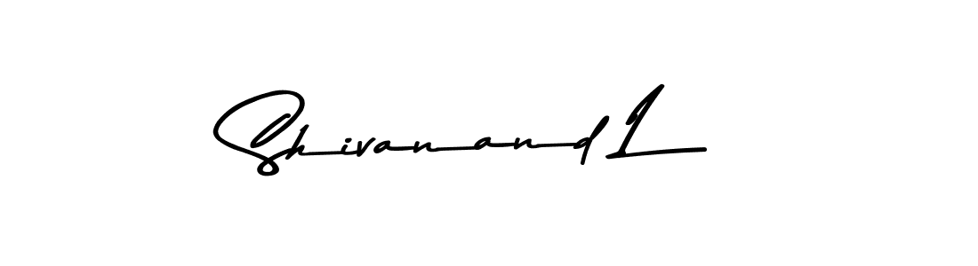 How to make Shivanand L signature? Asem Kandis PERSONAL USE is a professional autograph style. Create handwritten signature for Shivanand L name. Shivanand L signature style 9 images and pictures png