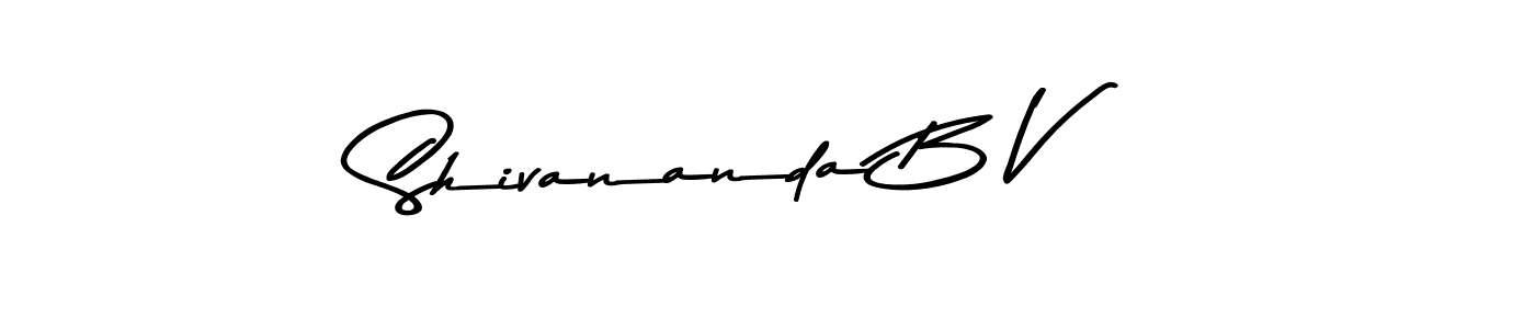 Design your own signature with our free online signature maker. With this signature software, you can create a handwritten (Asem Kandis PERSONAL USE) signature for name Shivananda B V. Shivananda B V signature style 9 images and pictures png