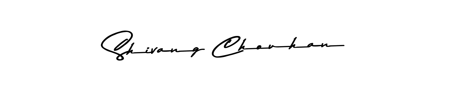 The best way (Asem Kandis PERSONAL USE) to make a short signature is to pick only two or three words in your name. The name Shivang Chouhan include a total of six letters. For converting this name. Shivang Chouhan signature style 9 images and pictures png