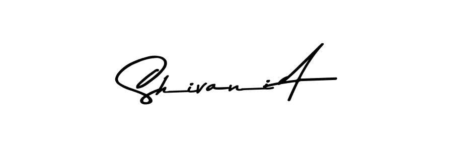 Create a beautiful signature design for name Shivani A. With this signature (Asem Kandis PERSONAL USE) fonts, you can make a handwritten signature for free. Shivani A signature style 9 images and pictures png
