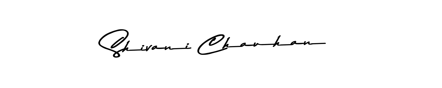 Design your own signature with our free online signature maker. With this signature software, you can create a handwritten (Asem Kandis PERSONAL USE) signature for name Shivani Chauhan. Shivani Chauhan signature style 9 images and pictures png