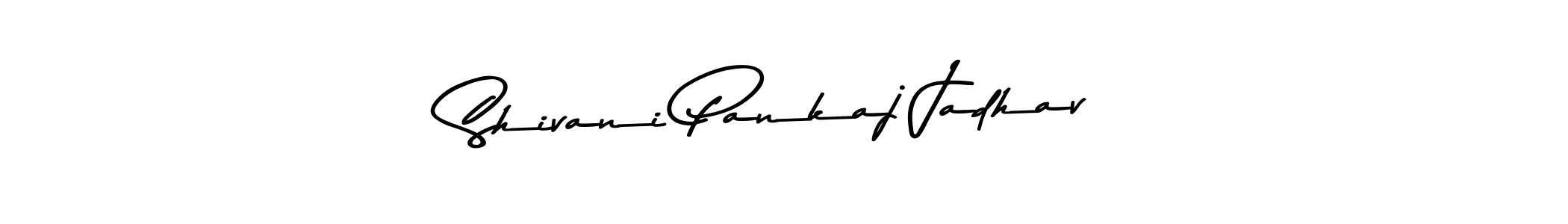 The best way (Asem Kandis PERSONAL USE) to make a short signature is to pick only two or three words in your name. The name Shivani Pankaj Jadhav include a total of six letters. For converting this name. Shivani Pankaj Jadhav signature style 9 images and pictures png