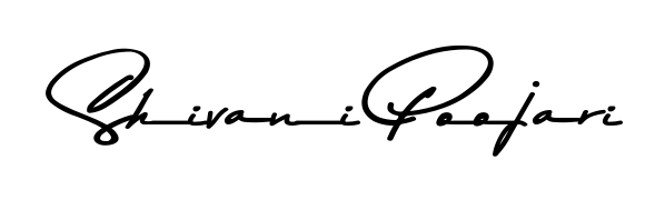 Achieve flawless digital penmanship with Shivani Poojari name in Asem Kandis PERSONAL USE font. The perfect tool for creating online signatures. Shivani Poojari signature style 9 images and pictures png