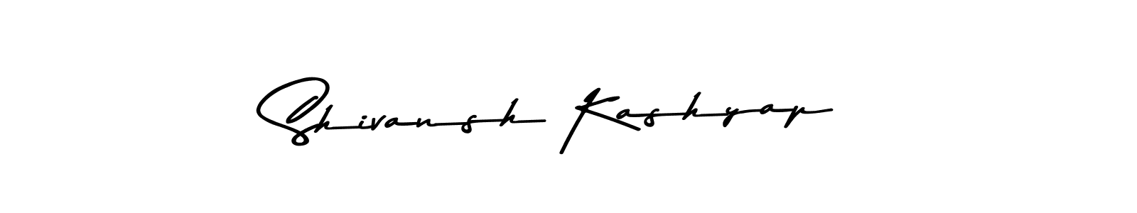 Shivansh Kashyap stylish signature style. Best Handwritten Sign (Asem Kandis PERSONAL USE) for my name. Handwritten Signature Collection Ideas for my name Shivansh Kashyap. Shivansh Kashyap signature style 9 images and pictures png