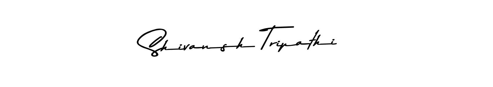 Create a beautiful signature design for name Shivansh Tripathi. With this signature (Asem Kandis PERSONAL USE) fonts, you can make a handwritten signature for free. Shivansh Tripathi signature style 9 images and pictures png