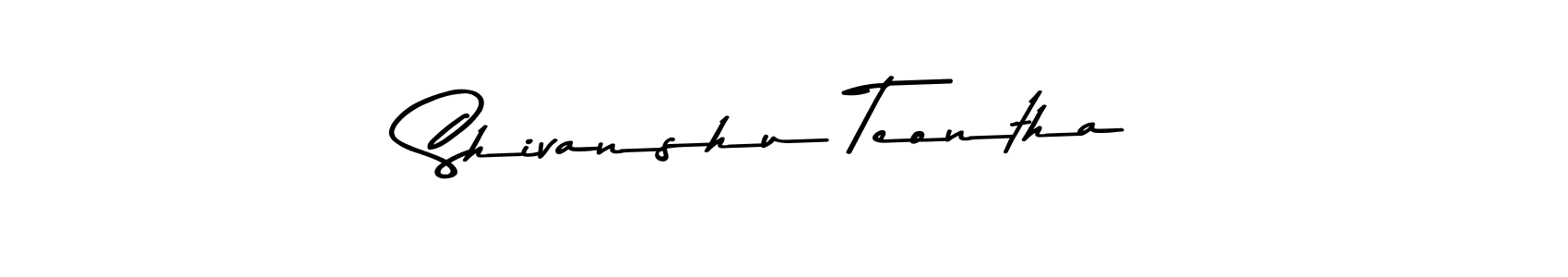 It looks lik you need a new signature style for name Shivanshu Teontha. Design unique handwritten (Asem Kandis PERSONAL USE) signature with our free signature maker in just a few clicks. Shivanshu Teontha signature style 9 images and pictures png
