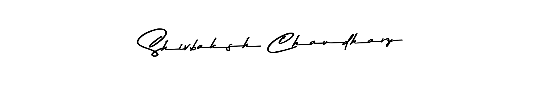 The best way (Asem Kandis PERSONAL USE) to make a short signature is to pick only two or three words in your name. The name Shivbaksh Chaudhary include a total of six letters. For converting this name. Shivbaksh Chaudhary signature style 9 images and pictures png