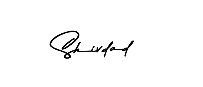 Create a beautiful signature design for name Shivdad. With this signature (Asem Kandis PERSONAL USE) fonts, you can make a handwritten signature for free. Shivdad signature style 9 images and pictures png