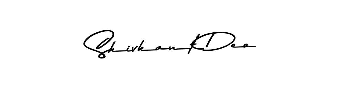 This is the best signature style for the Shivkant Deo name. Also you like these signature font (Asem Kandis PERSONAL USE). Mix name signature. Shivkant Deo signature style 9 images and pictures png