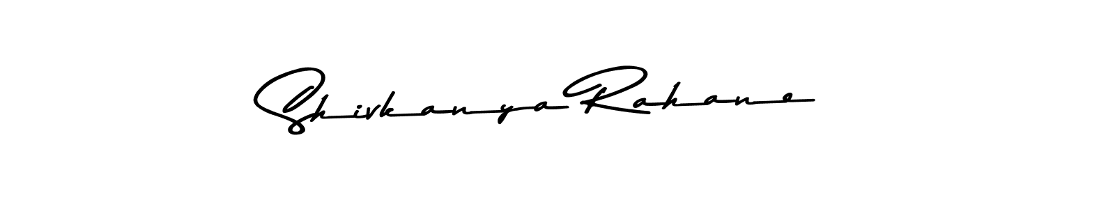 Create a beautiful signature design for name Shivkanya Rahane. With this signature (Asem Kandis PERSONAL USE) fonts, you can make a handwritten signature for free. Shivkanya Rahane signature style 9 images and pictures png