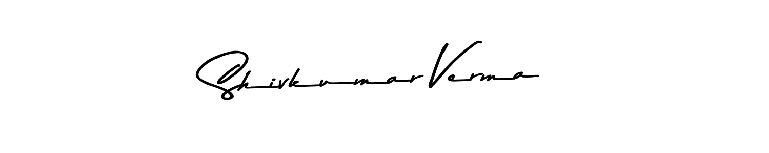 Shivkumar Verma stylish signature style. Best Handwritten Sign (Asem Kandis PERSONAL USE) for my name. Handwritten Signature Collection Ideas for my name Shivkumar Verma. Shivkumar Verma signature style 9 images and pictures png