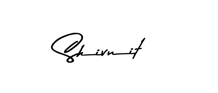 Create a beautiful signature design for name Shivnit. With this signature (Asem Kandis PERSONAL USE) fonts, you can make a handwritten signature for free. Shivnit signature style 9 images and pictures png