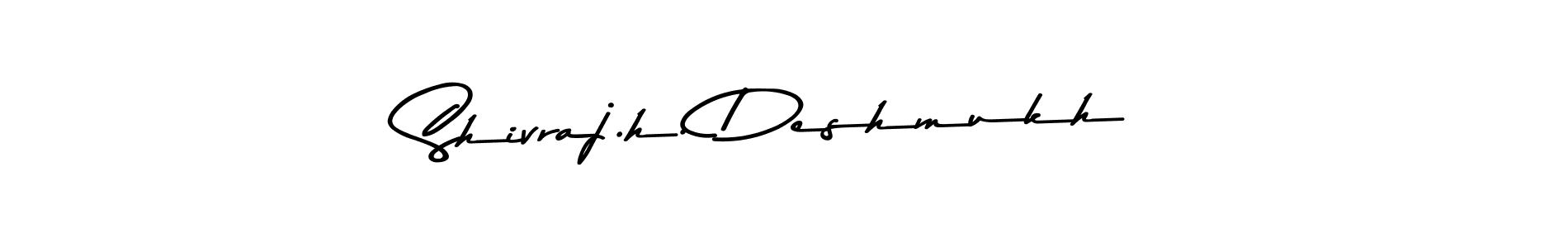 Here are the top 10 professional signature styles for the name Shivraj.h. Deshmukh. These are the best autograph styles you can use for your name. Shivraj.h. Deshmukh signature style 9 images and pictures png