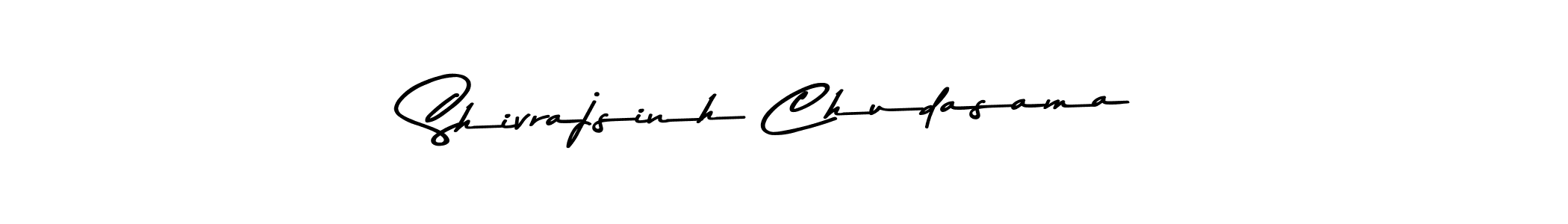 How to make Shivrajsinh Chudasama name signature. Use Asem Kandis PERSONAL USE style for creating short signs online. This is the latest handwritten sign. Shivrajsinh Chudasama signature style 9 images and pictures png