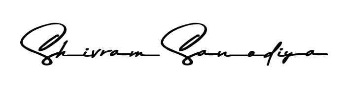 A dynamic signature style for Shivram Sanodiya using Asem Kandis PERSONAL USE script. Designed to look authentic, handwritten, and professional. Shivram Sanodiya signature style 9 images and pictures png