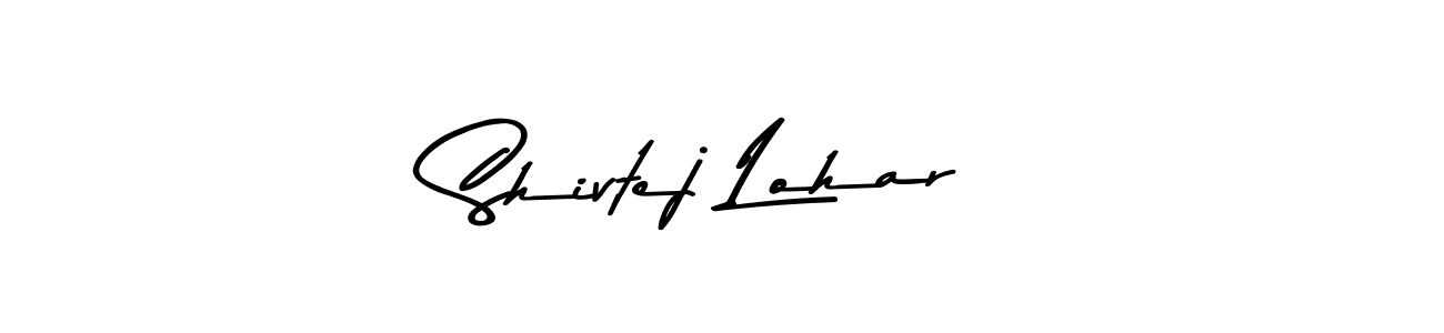 Create a beautiful signature design for name Shivtej Lohar. With this signature (Asem Kandis PERSONAL USE) fonts, you can make a handwritten signature for free. Shivtej Lohar signature style 9 images and pictures png