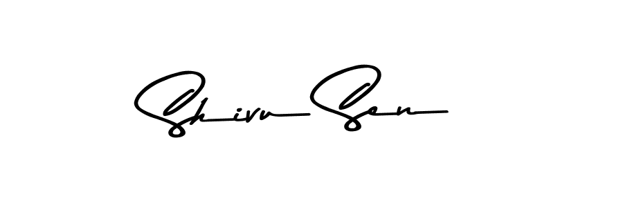 How to make Shivu Sen signature? Asem Kandis PERSONAL USE is a professional autograph style. Create handwritten signature for Shivu Sen name. Shivu Sen signature style 9 images and pictures png