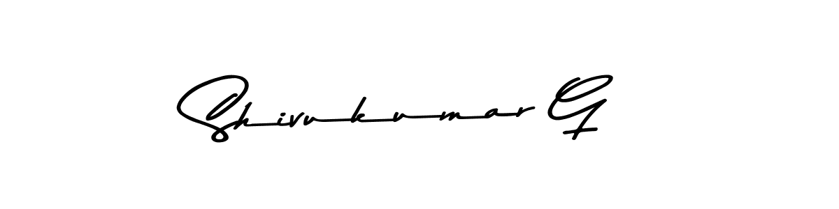 Shivukumar G stylish signature style. Best Handwritten Sign (Asem Kandis PERSONAL USE) for my name. Handwritten Signature Collection Ideas for my name Shivukumar G. Shivukumar G signature style 9 images and pictures png