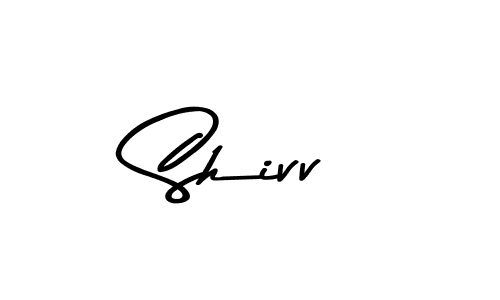 Use a signature maker to create a handwritten signature online. With this signature software, you can design (Asem Kandis PERSONAL USE) your own signature for name Shivv. Shivv signature style 9 images and pictures png