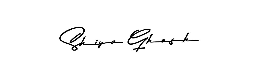 How to make Shiya Ghosh signature? Asem Kandis PERSONAL USE is a professional autograph style. Create handwritten signature for Shiya Ghosh name. Shiya Ghosh signature style 9 images and pictures png