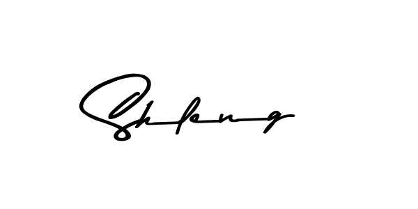 How to make Shleng signature? Asem Kandis PERSONAL USE is a professional autograph style. Create handwritten signature for Shleng name. Shleng signature style 9 images and pictures png