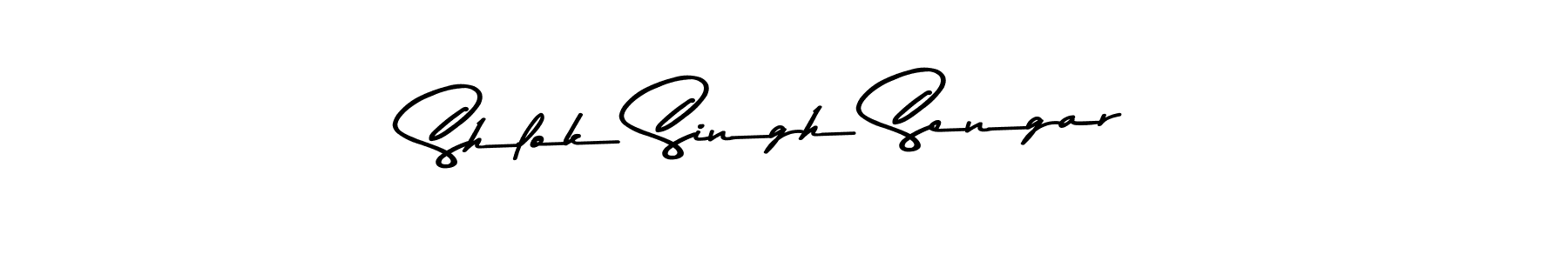 if you are searching for the best signature style for your name Shlok Singh Sengar. so please give up your signature search. here we have designed multiple signature styles  using Asem Kandis PERSONAL USE. Shlok Singh Sengar signature style 9 images and pictures png
